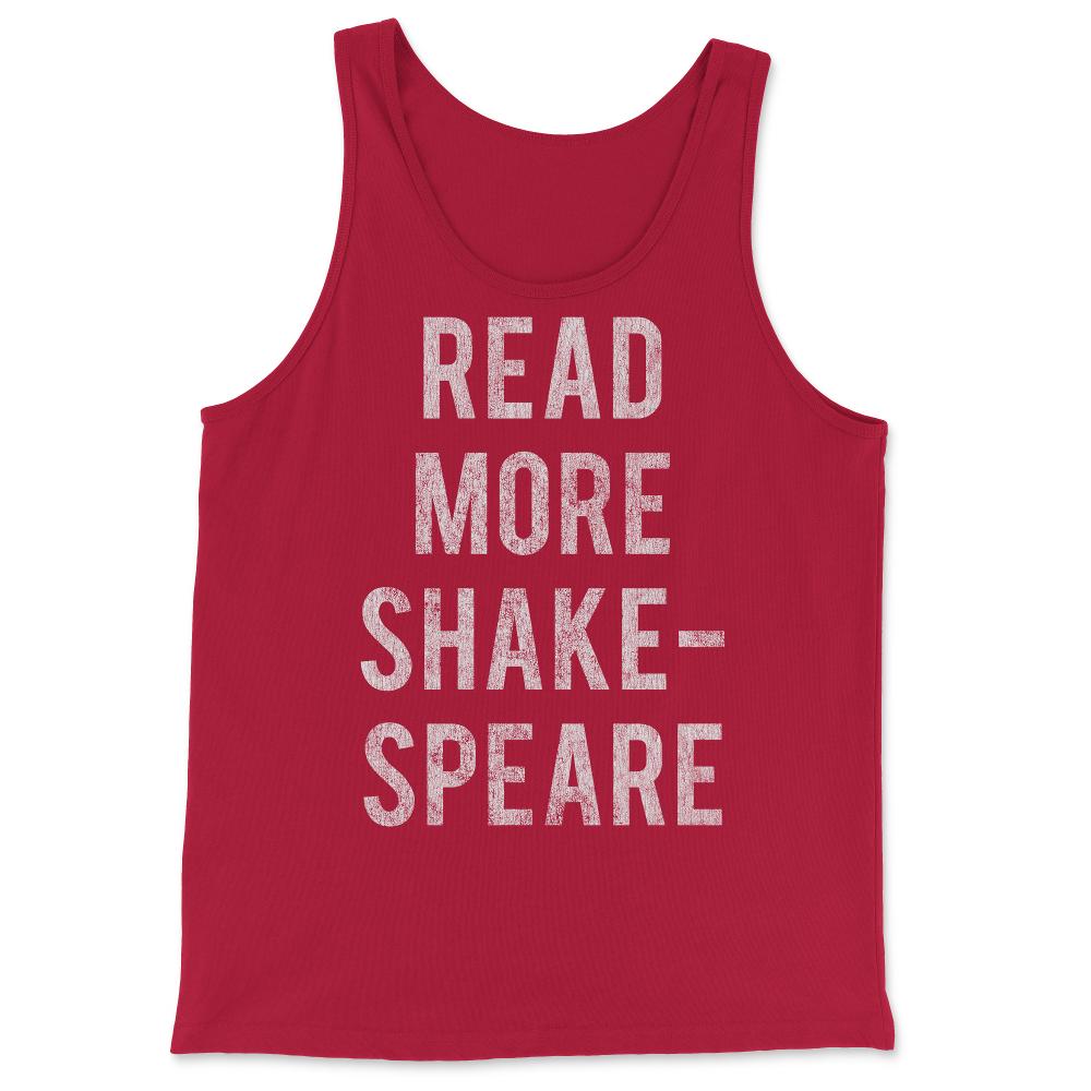 Read More Shakespeare Retro - Tank Top - Red