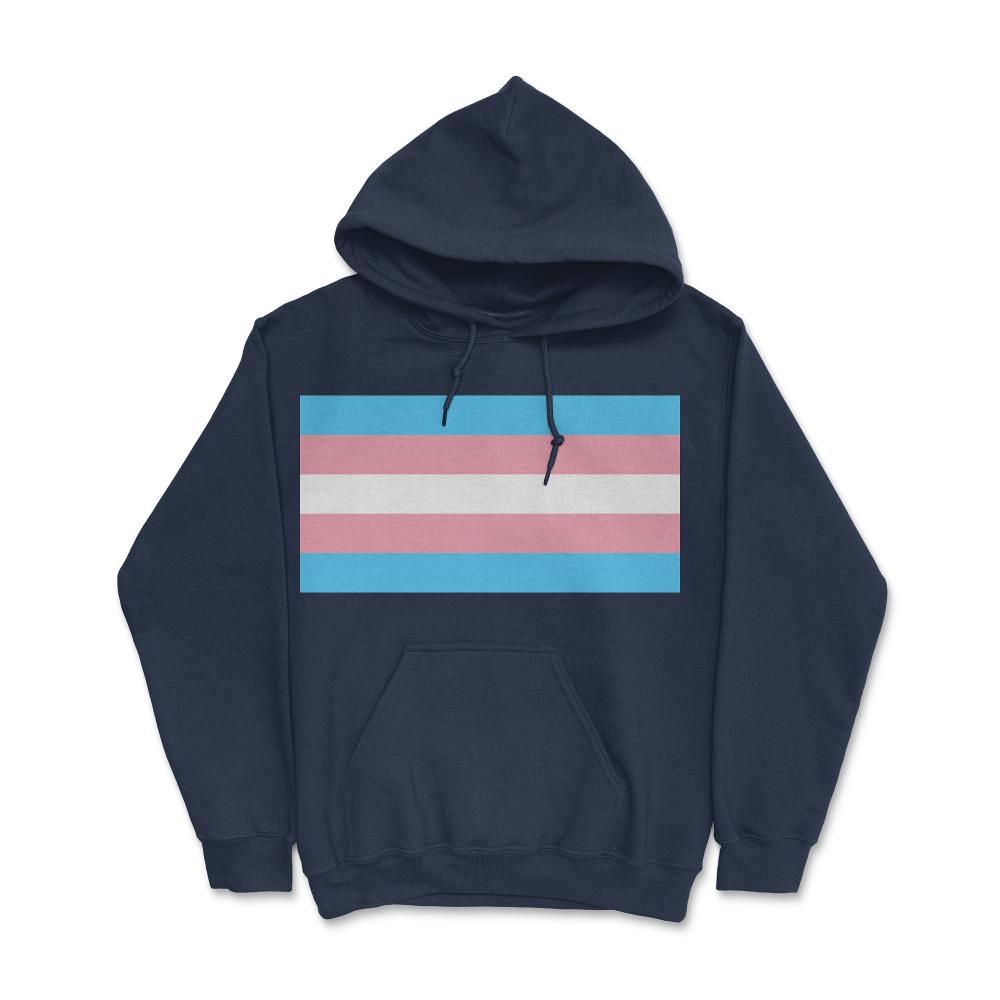 Transgender Pride Flag - Hoodie - Navy