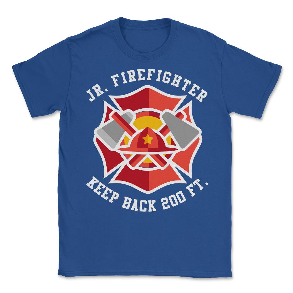 Jr Firefighter - Unisex T-Shirt - Royal Blue