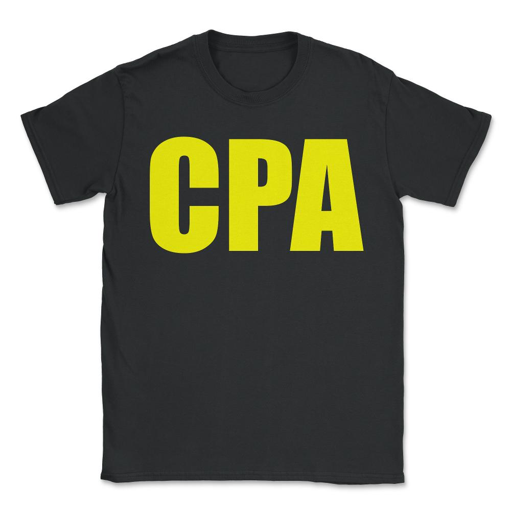 CPA - Unisex T-Shirt - Black