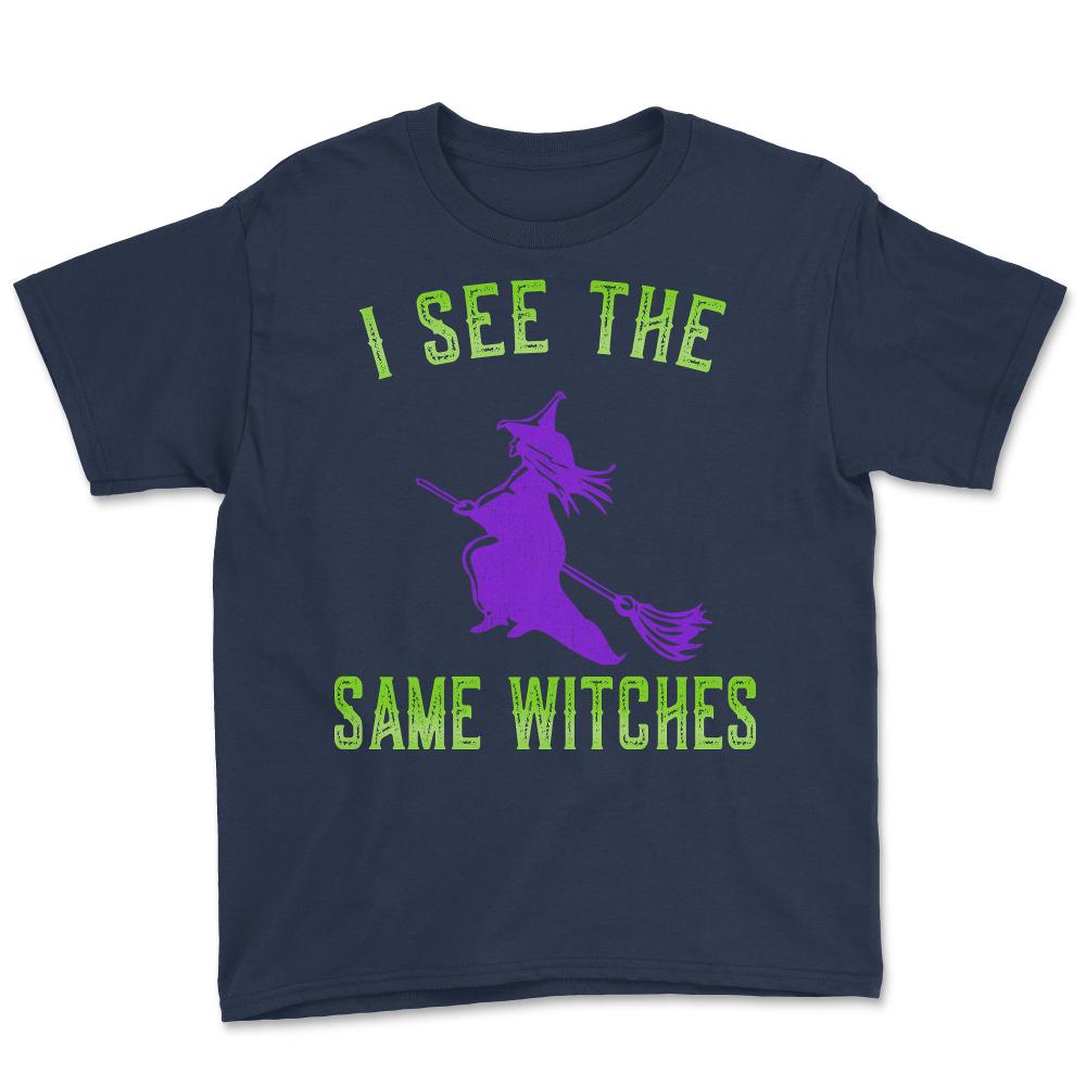 I See The Same Witches - Youth Tee - Navy