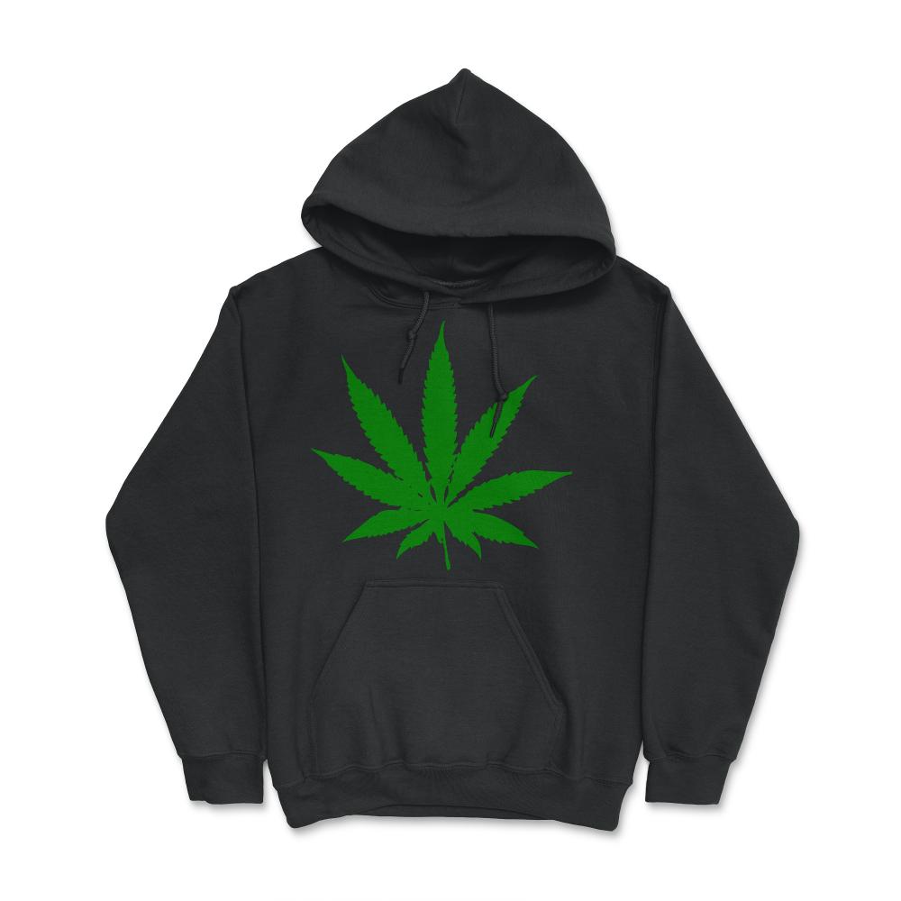 Cannabis Leaf - Hoodie - Black