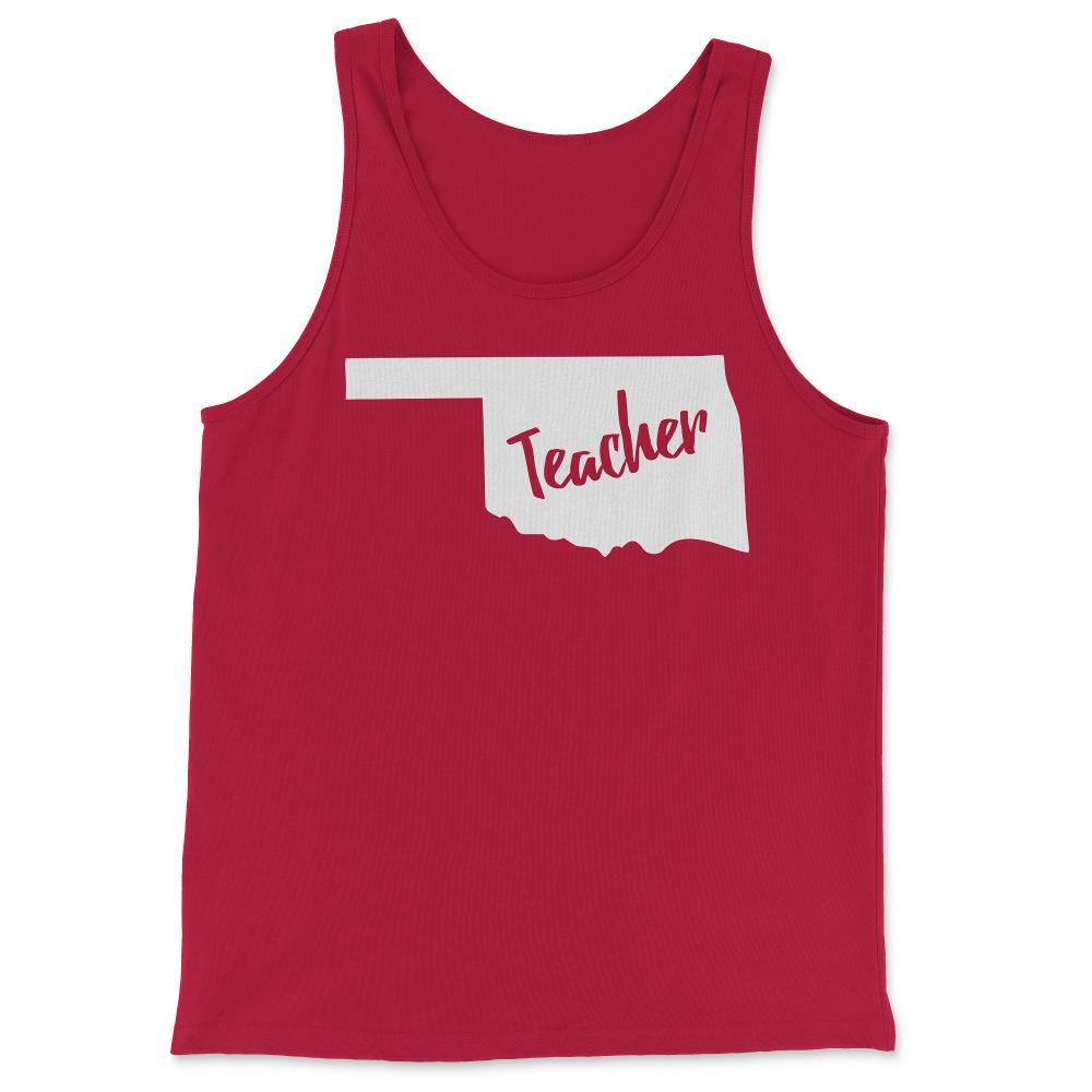 Oklahoma Teacher - Tank Top - Red