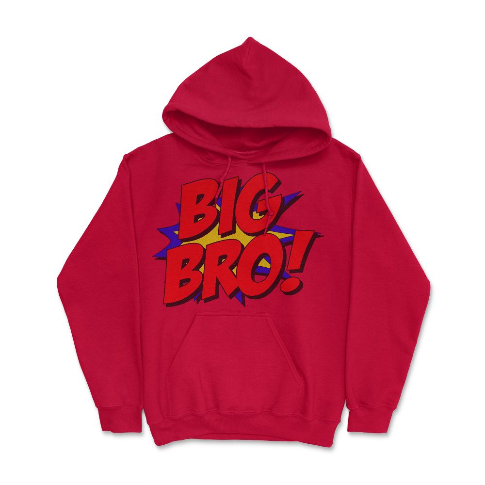 Superhero Big Bro - Hoodie - Red