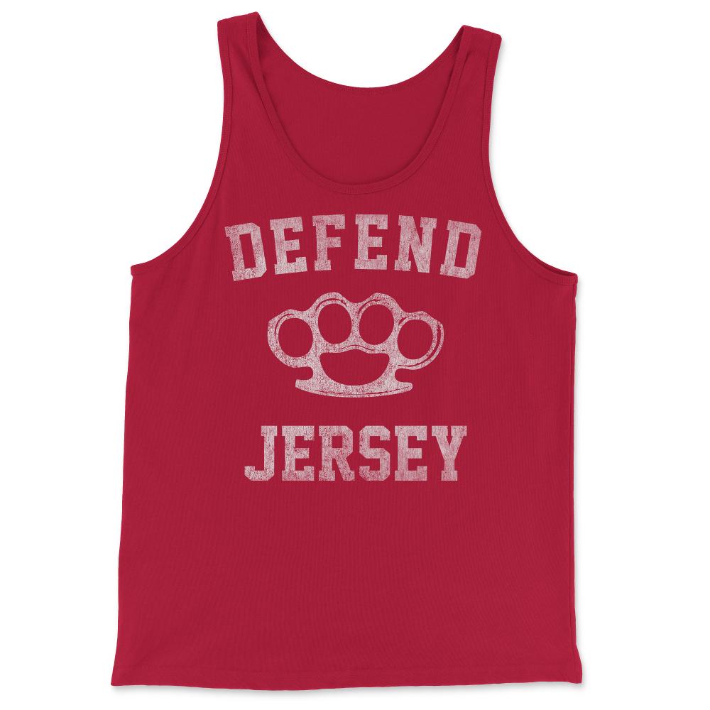 Defend Jersey Retro - Tank Top - Red