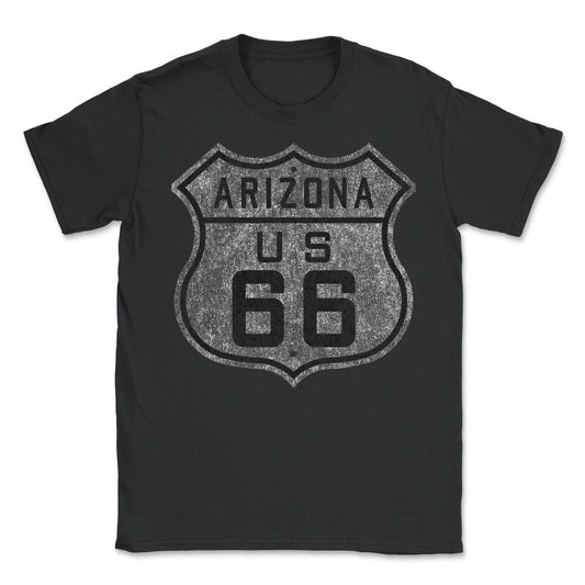 Route 66 Retro - Unisex T-Shirt - Black