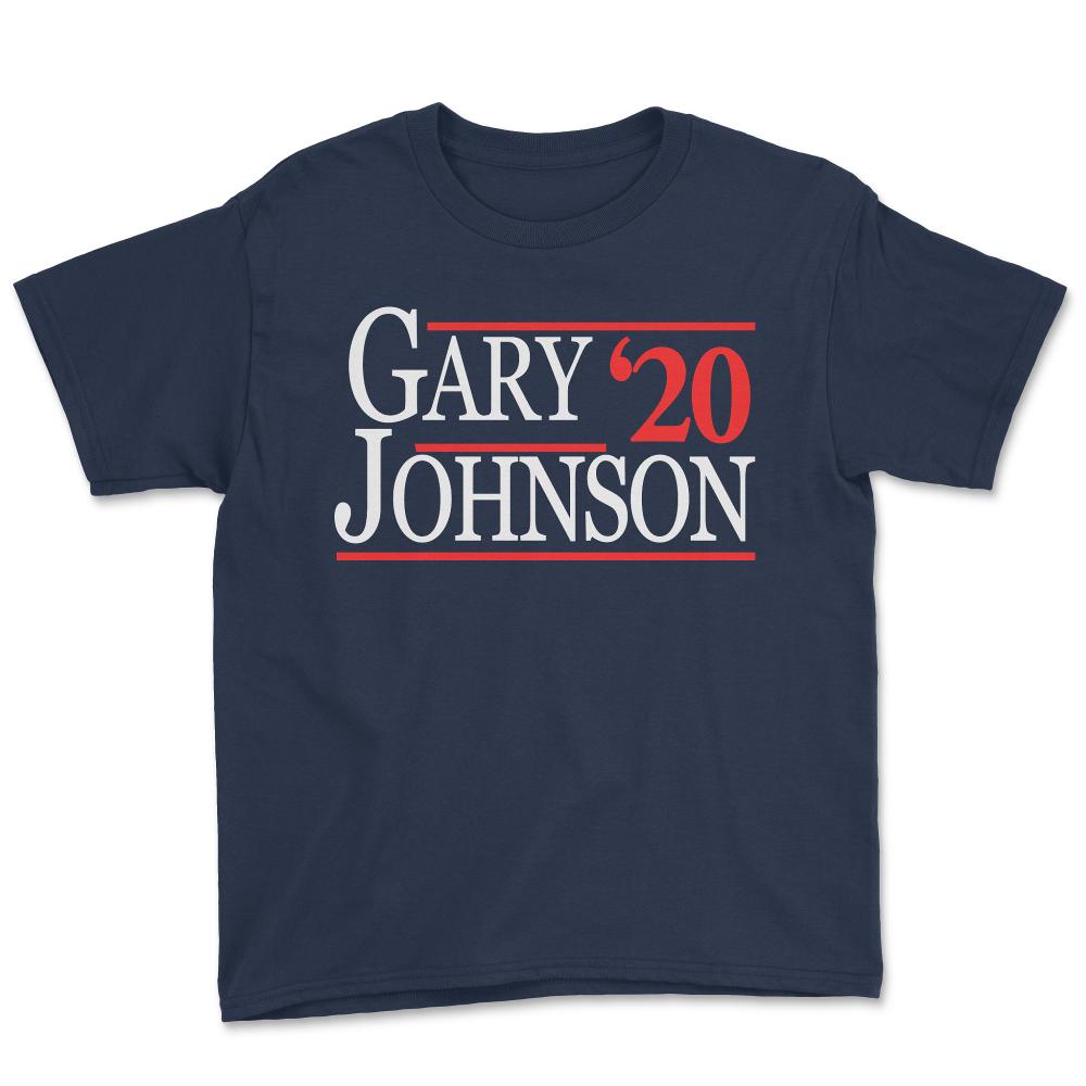 Gary Johnson 2020 - Youth Tee - Navy
