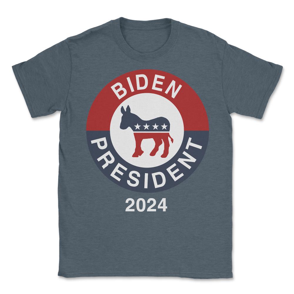 Biden For President 2024 - Unisex T-Shirt - Dark Grey Heather