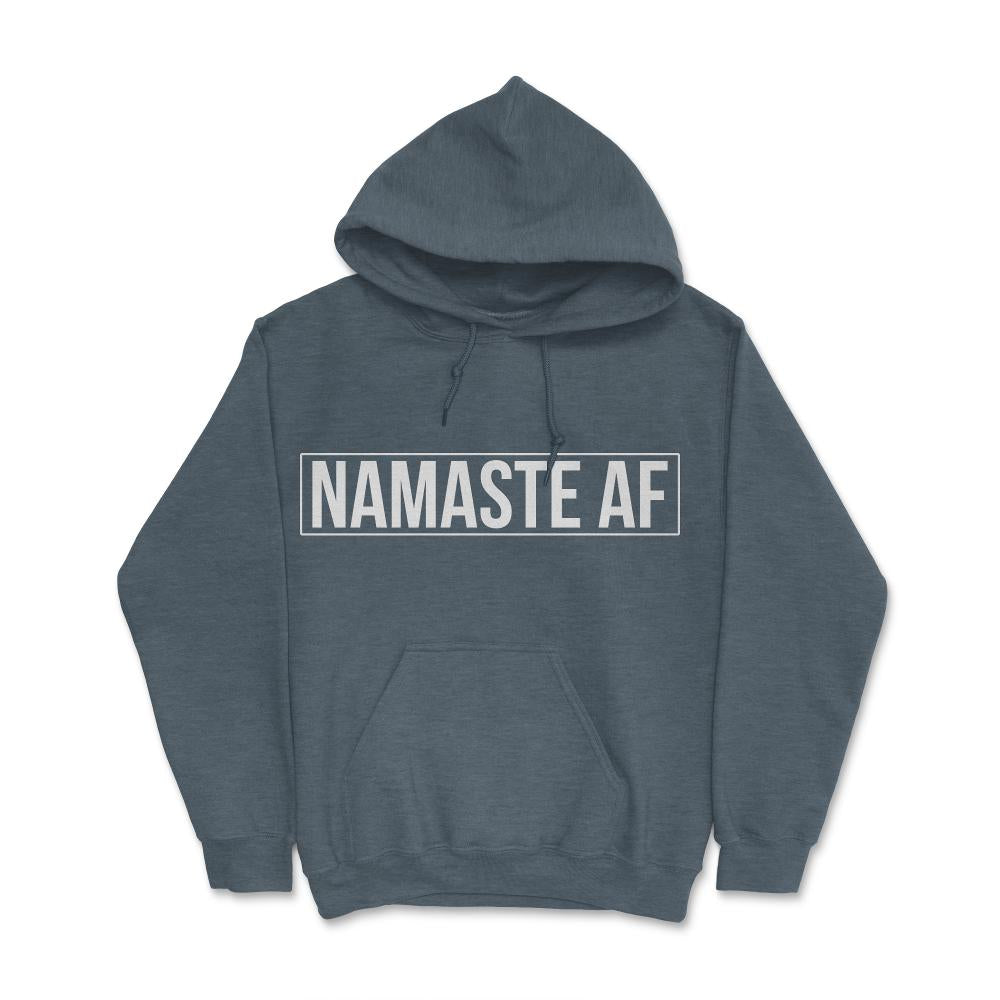 Namaste AF Yoga - Hoodie - Dark Grey Heather