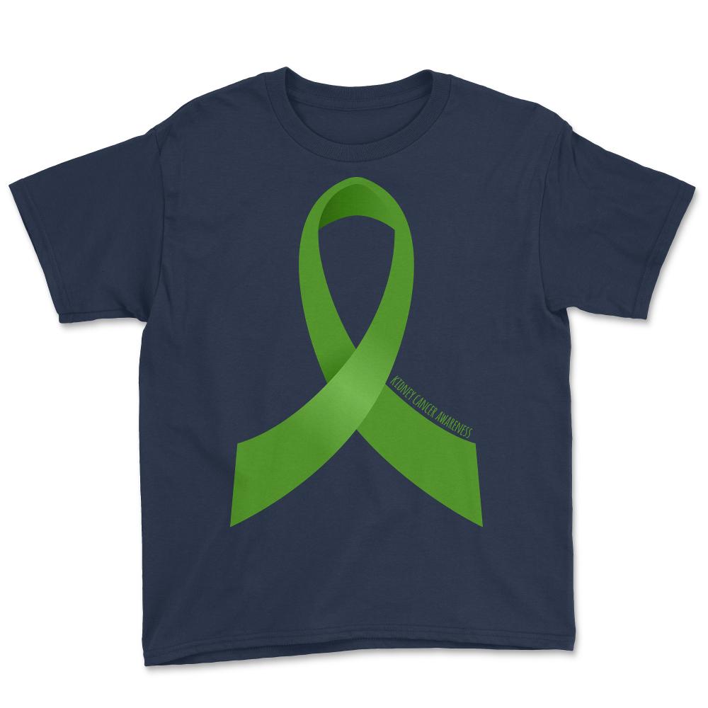 Kidney Cancer Awareness - Youth Tee - Navy