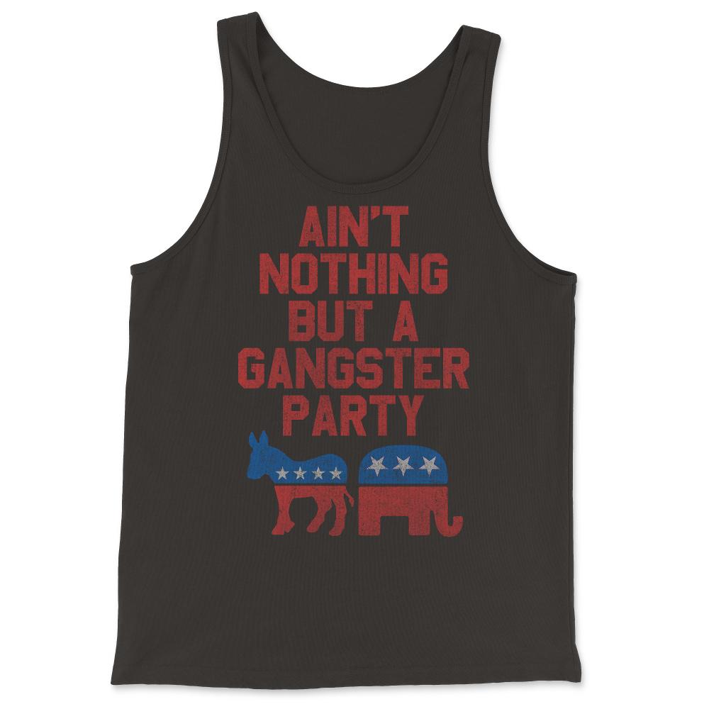 Gangsta Party Retro Independent Libertarian - Tank Top - Black