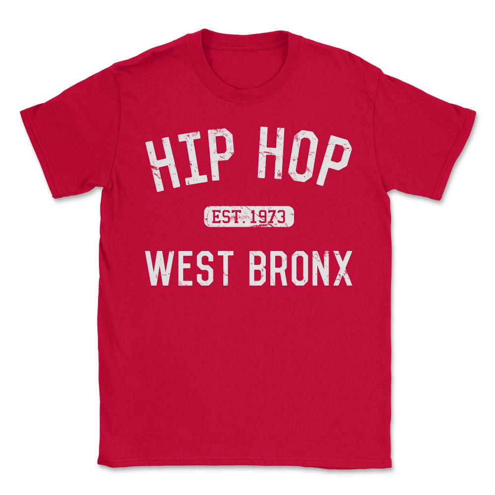 Hip Hop Established 1979 - Unisex T-Shirt - Red