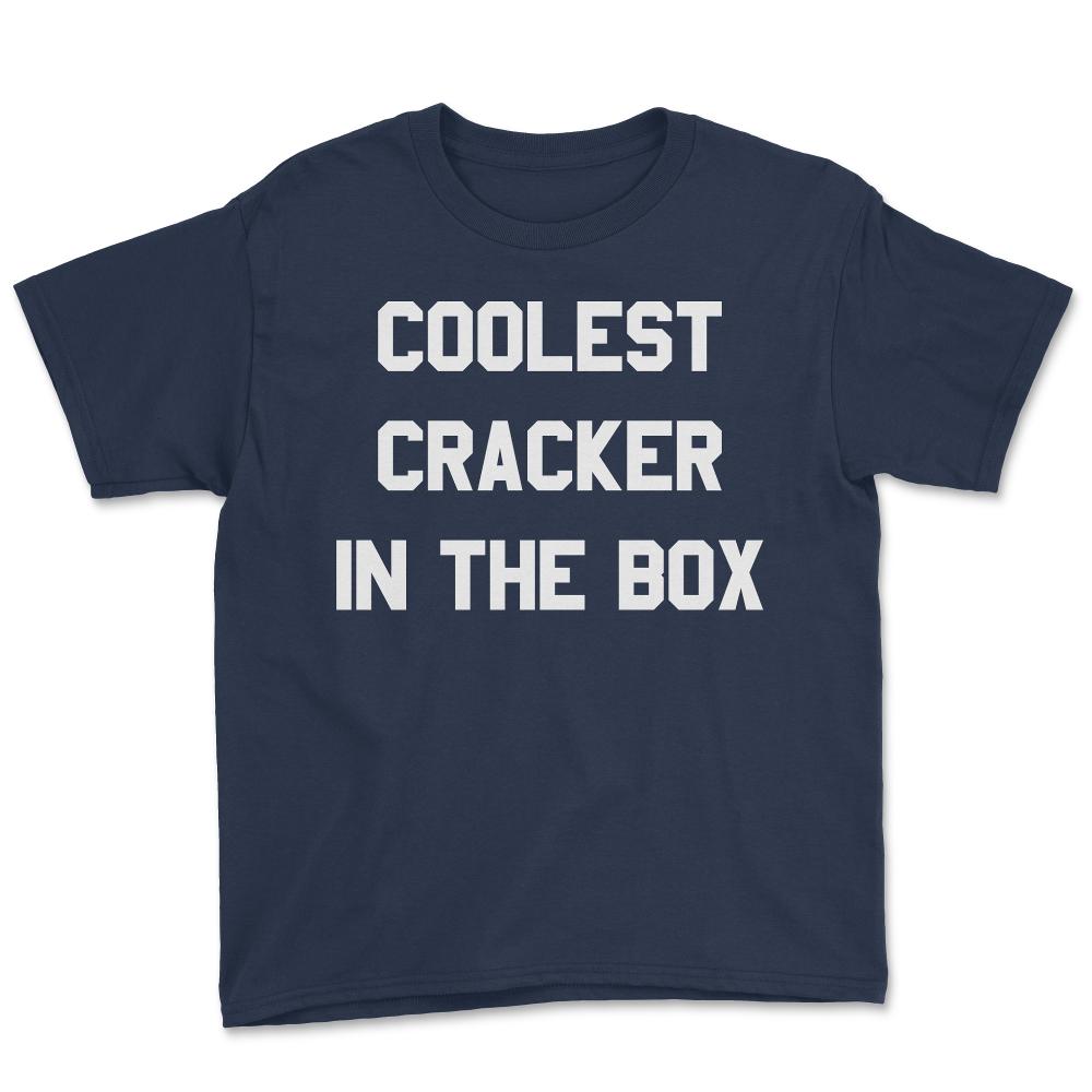 Coolest Cracker In The Box - Youth Tee - Navy