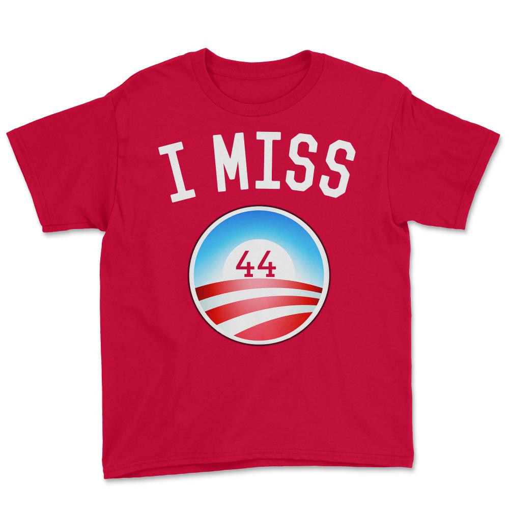 I Miss Obama 44 T-Shirt - Youth Tee - Red