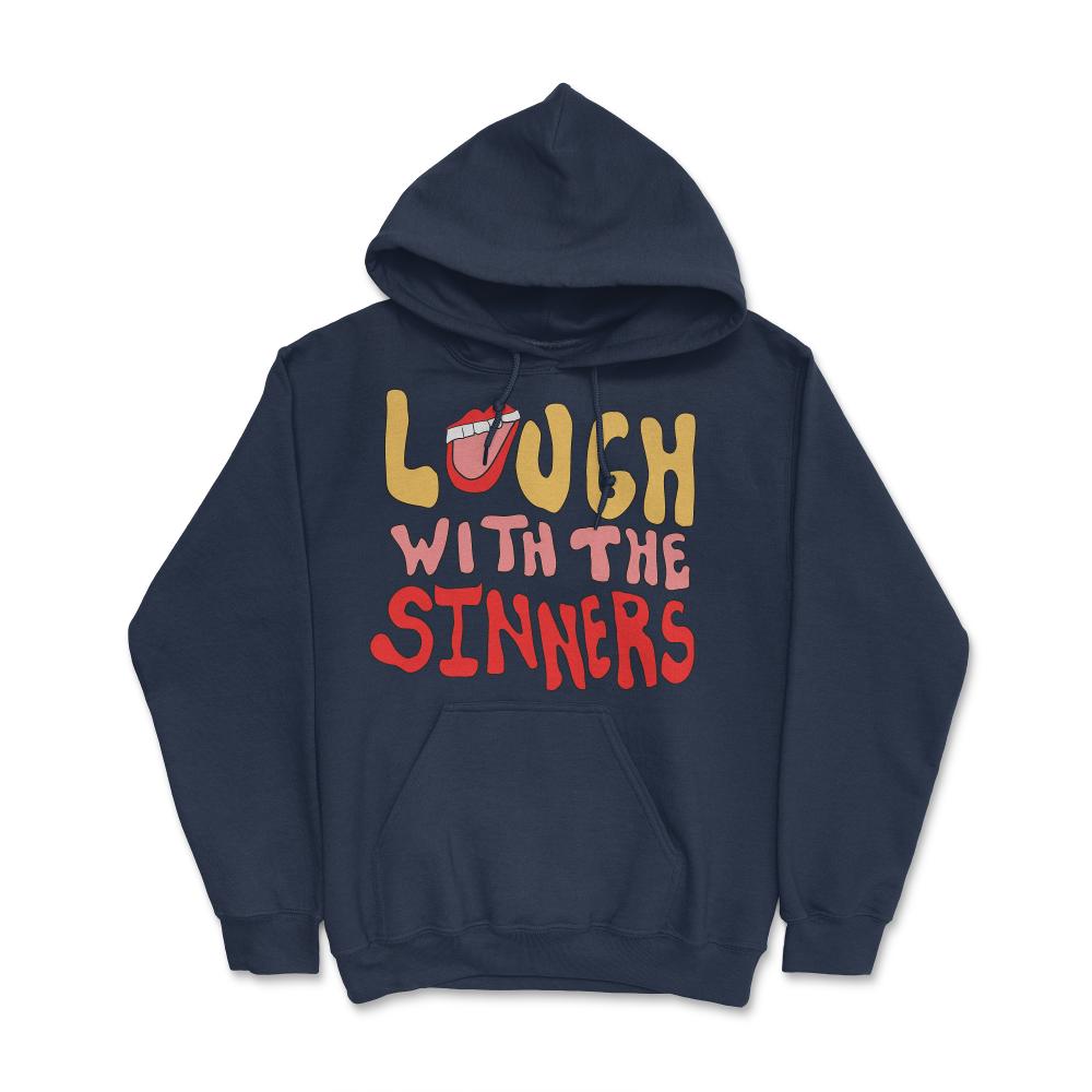 Laugh With The Sinners - Hoodie - Navy