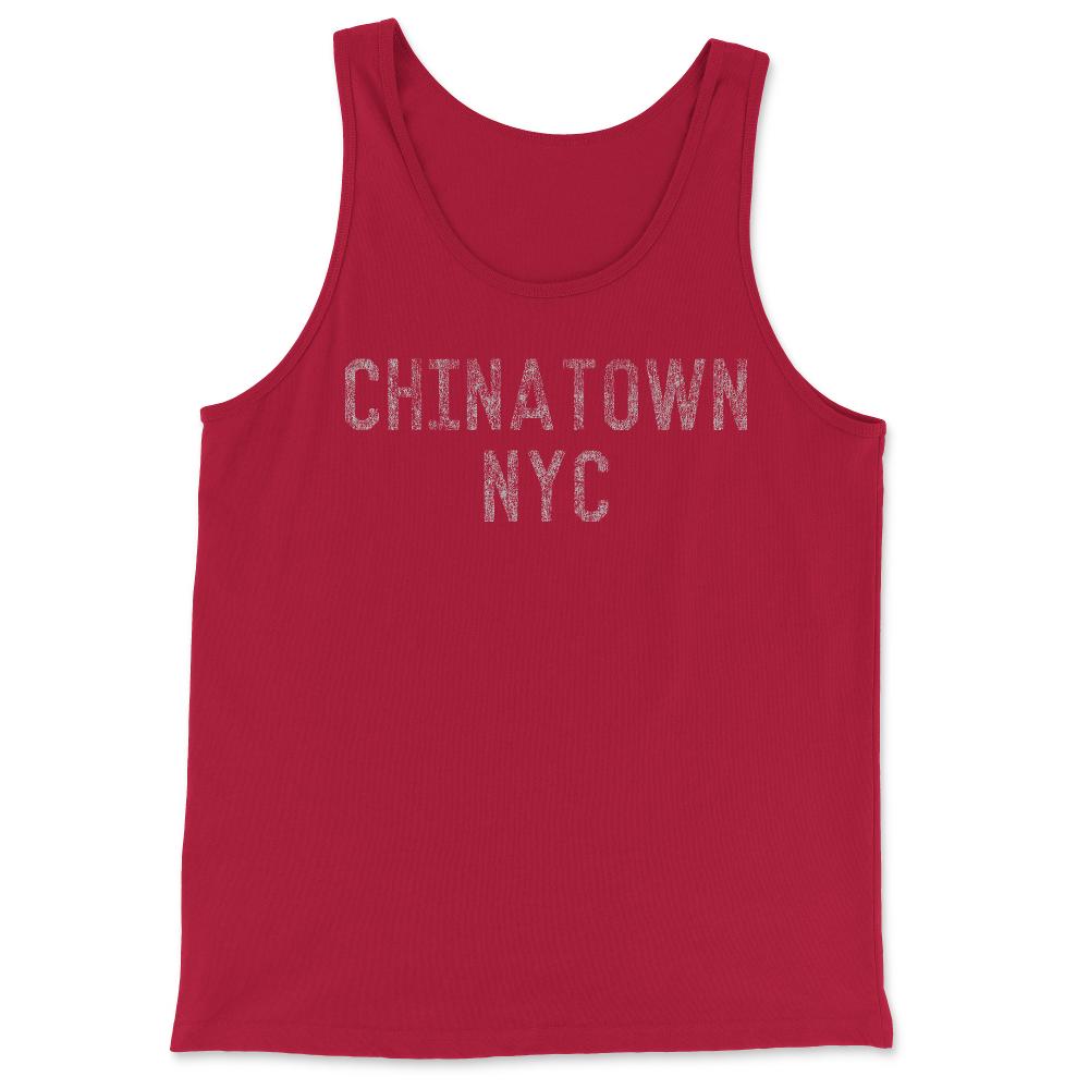 Chinatown NYC Retro - Tank Top - Red