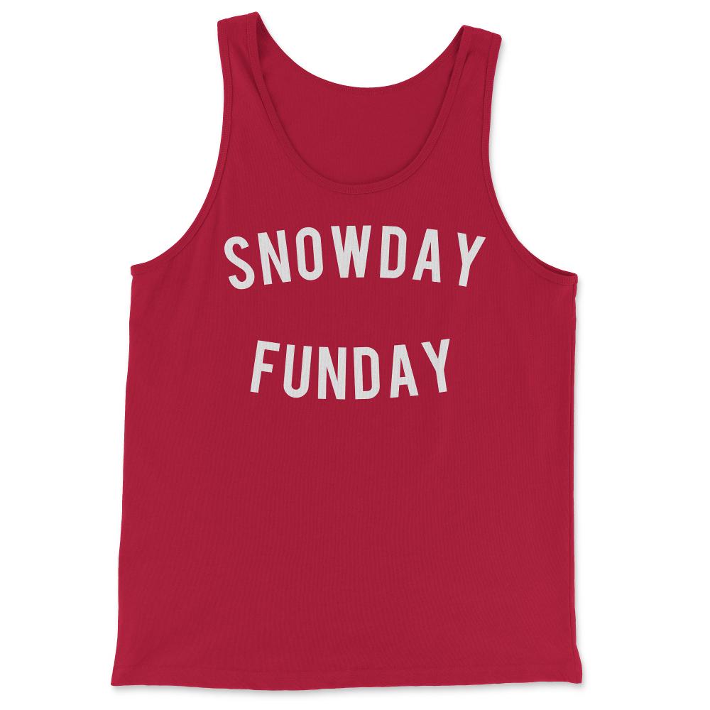 Snowday Funday - Tank Top - Red
