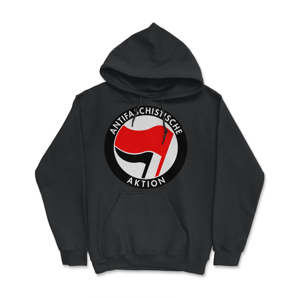 Retro Germany Antifaschistische Aktion Anti-Fascist - Hoodie - Black