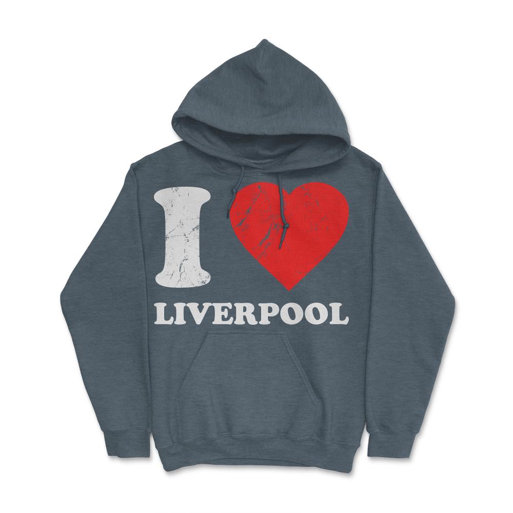 I Love Liverpool - Hoodie - Dark Grey Heather