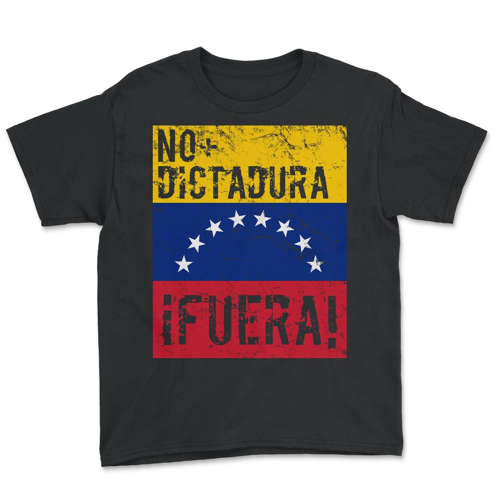 No Dictadura Fuera Madura Protest - Youth Tee - Black