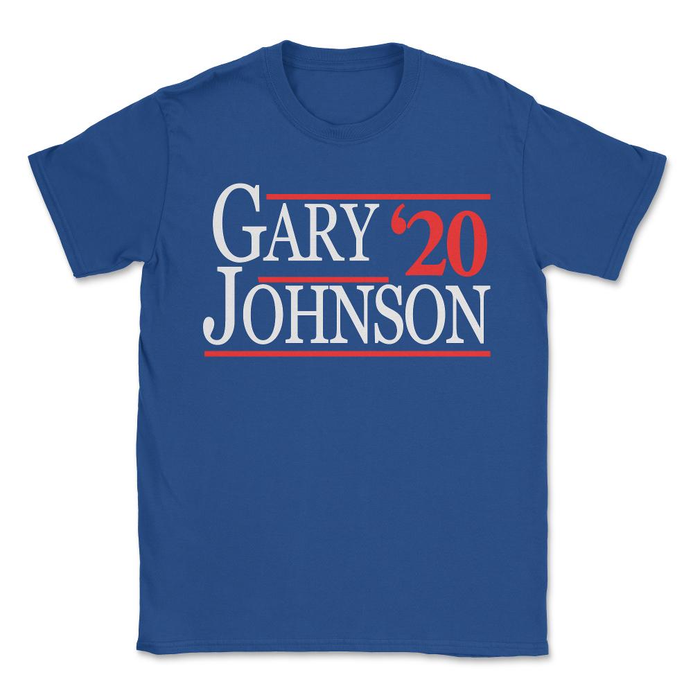 Gary Johnson 2020 - Unisex T-Shirt - Royal Blue