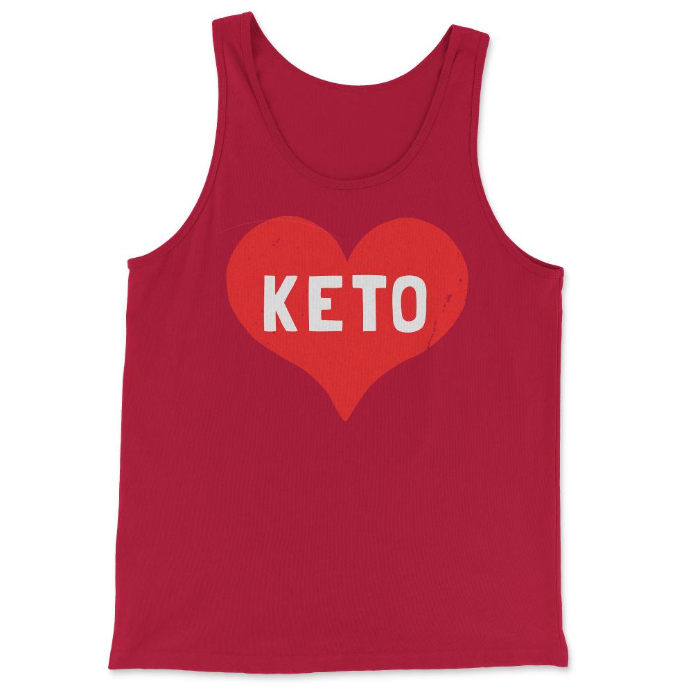 Keto Is Love - Tank Top - Red