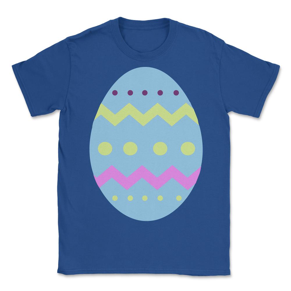 Blue Easter Egg - Unisex T-Shirt - Royal Blue