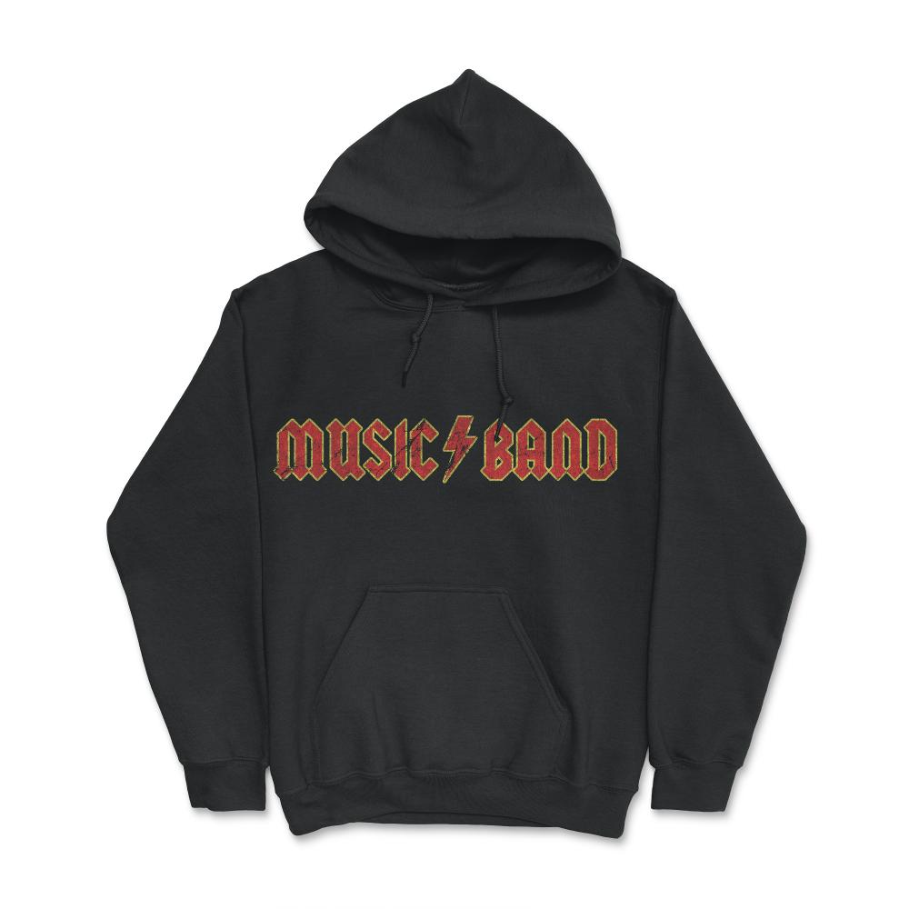 Music Band Distressed Sarcastic Funny - Hoodie - Black