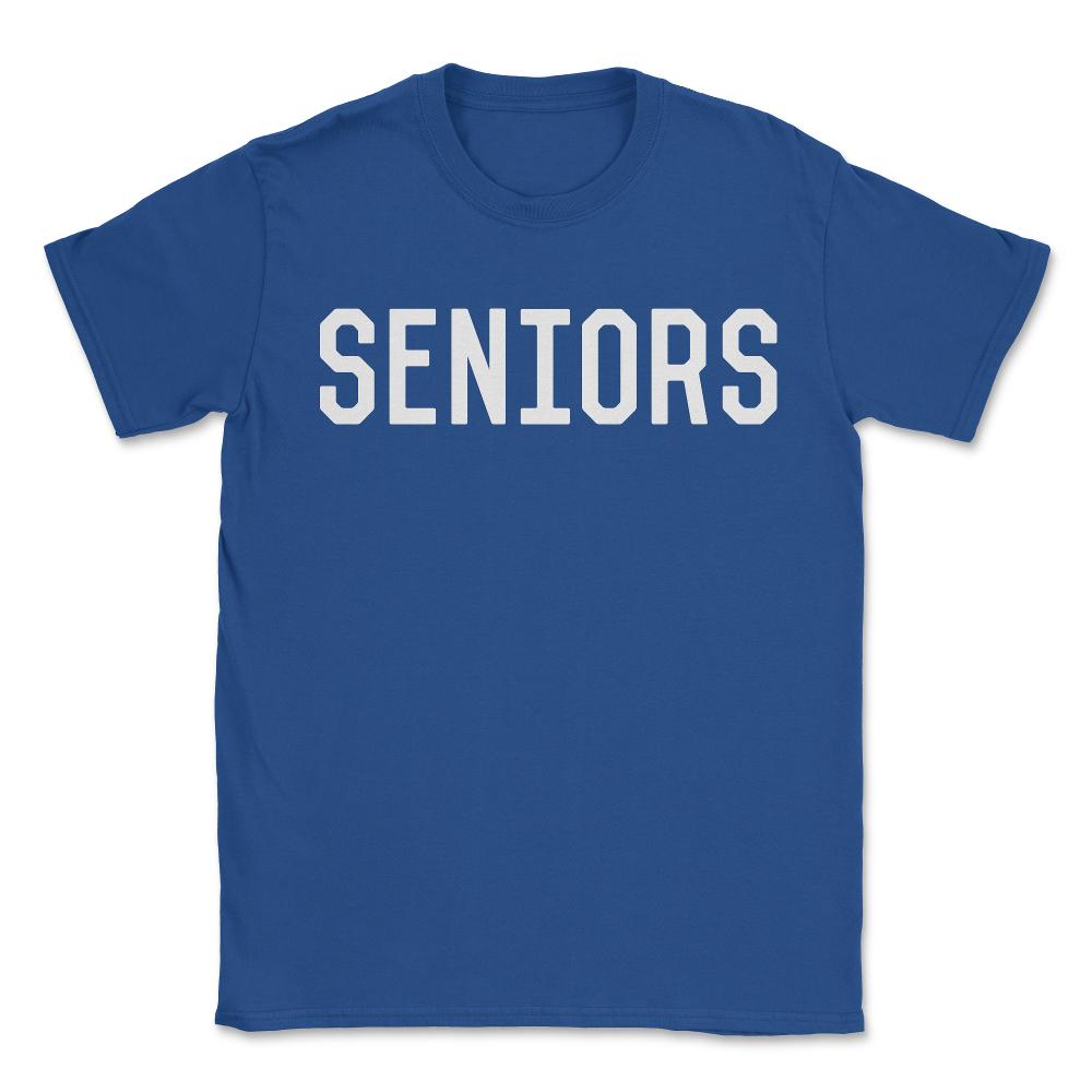 Seniors - Unisex T-Shirt - Royal Blue