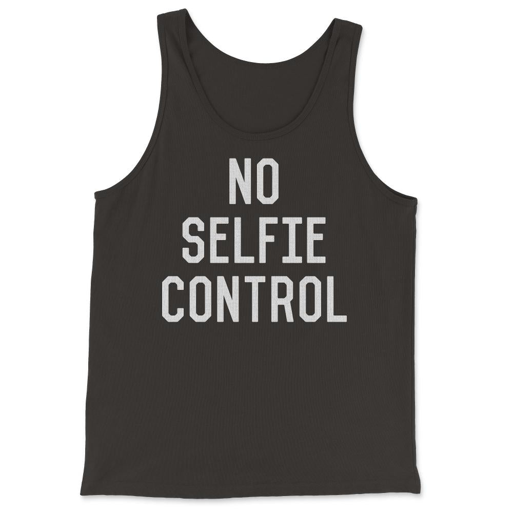 No Selfie Control - Tank Top - Black