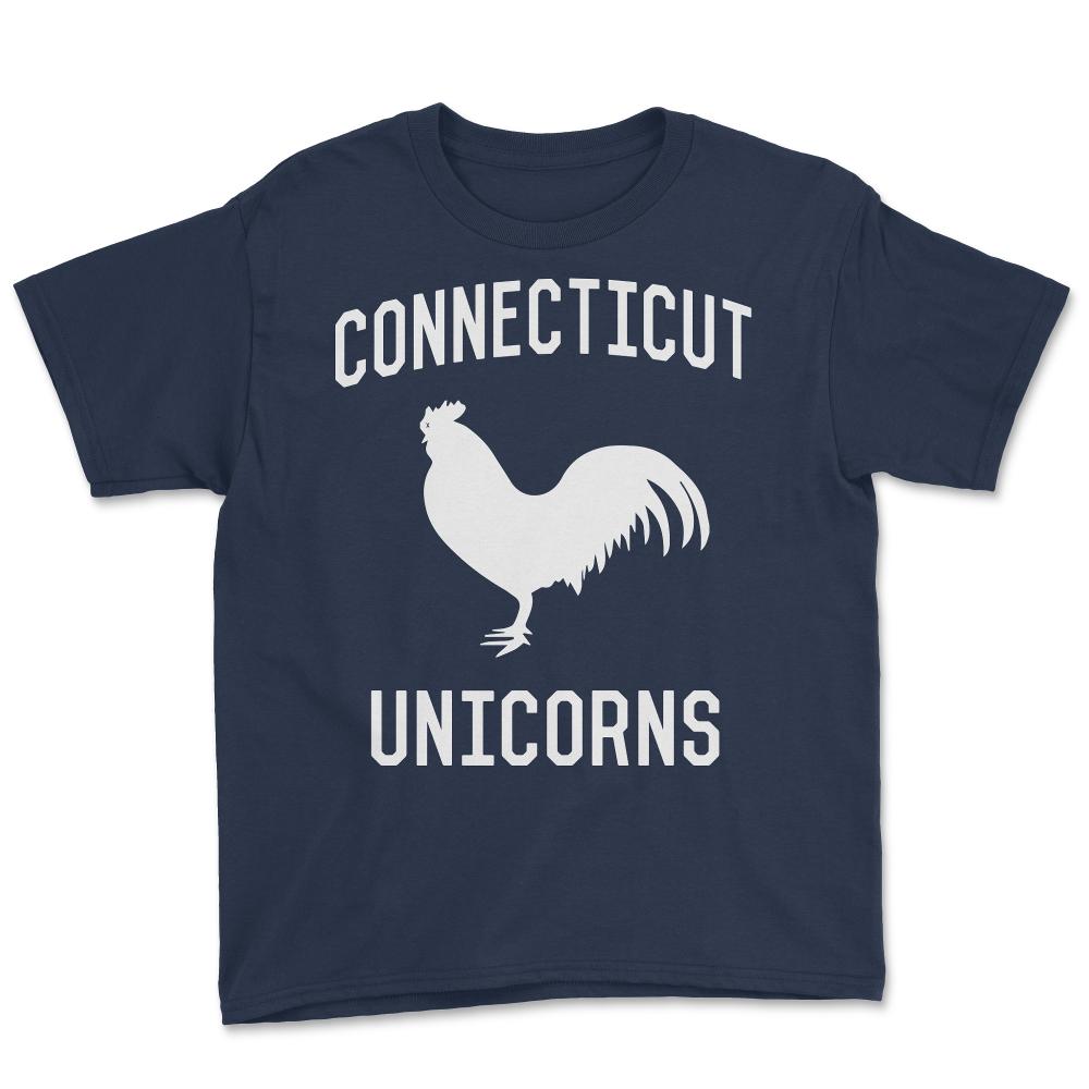 Connecticut Unicorns - Youth Tee - Navy