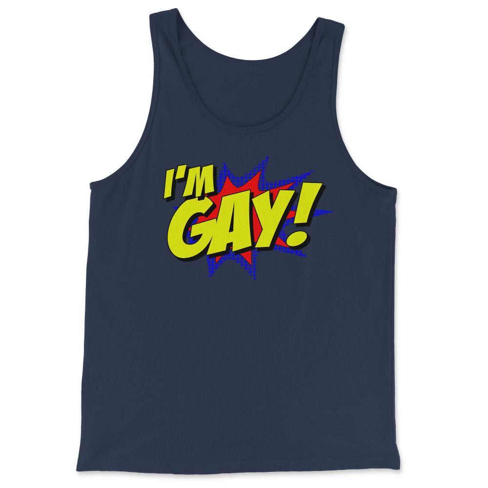 I'm Gay - Tank Top - Navy