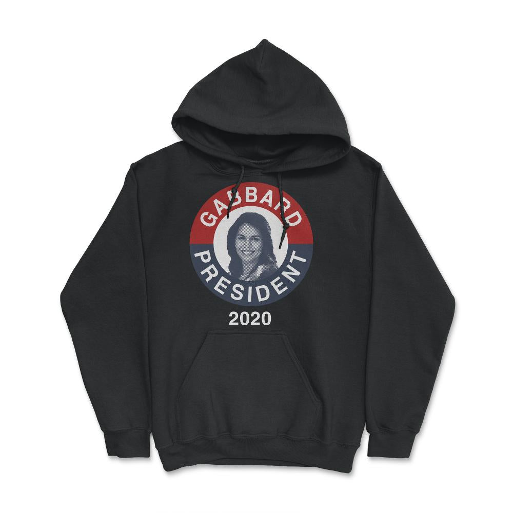 Retro Tulsi Gabbard for President 2020 - Hoodie - Black