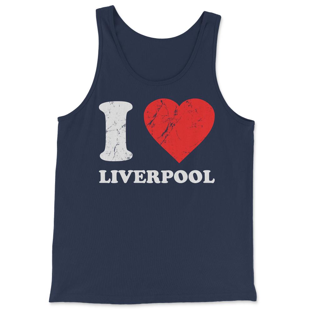 I Love Liverpool - Tank Top - Navy