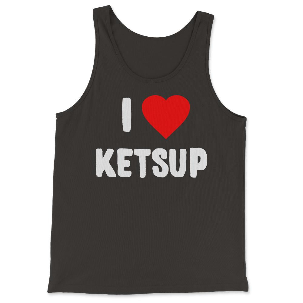 I Love Ketsup - Tank Top - Black