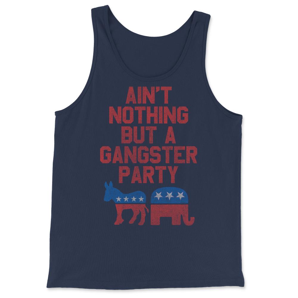 Gangsta Party Retro Independent Libertarian - Tank Top - Navy