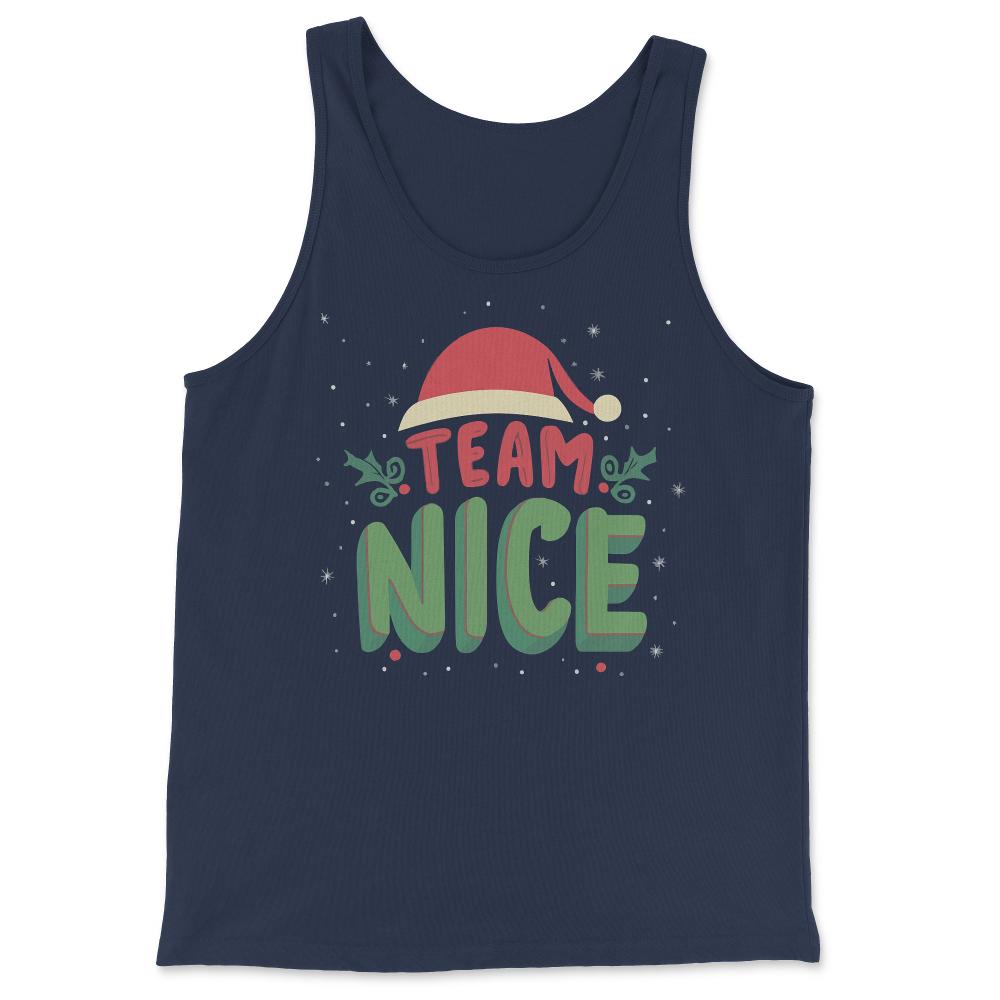 Team Nice Funny Christmas - Tank Top - Navy