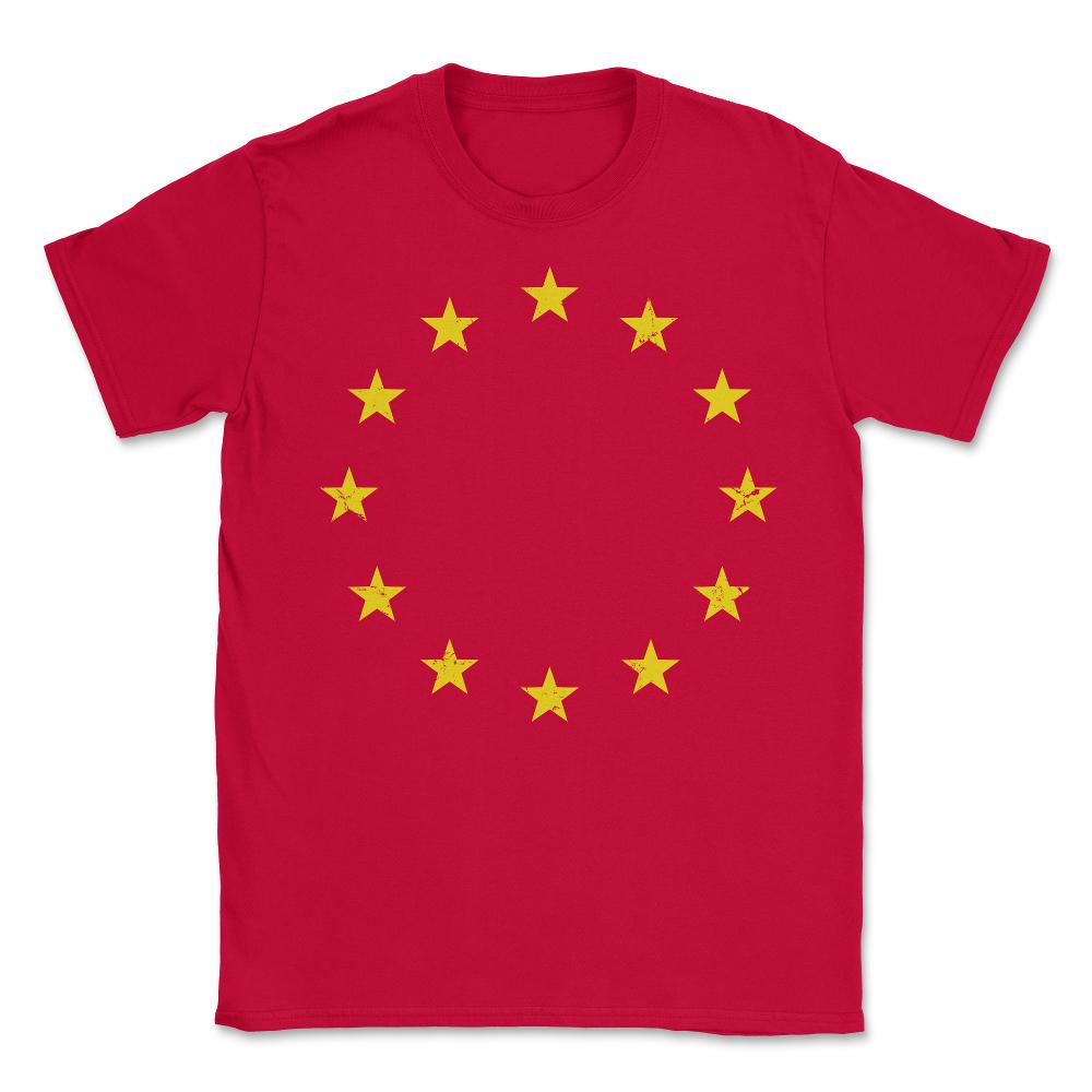 Retro EU - Unisex T-Shirt - Red