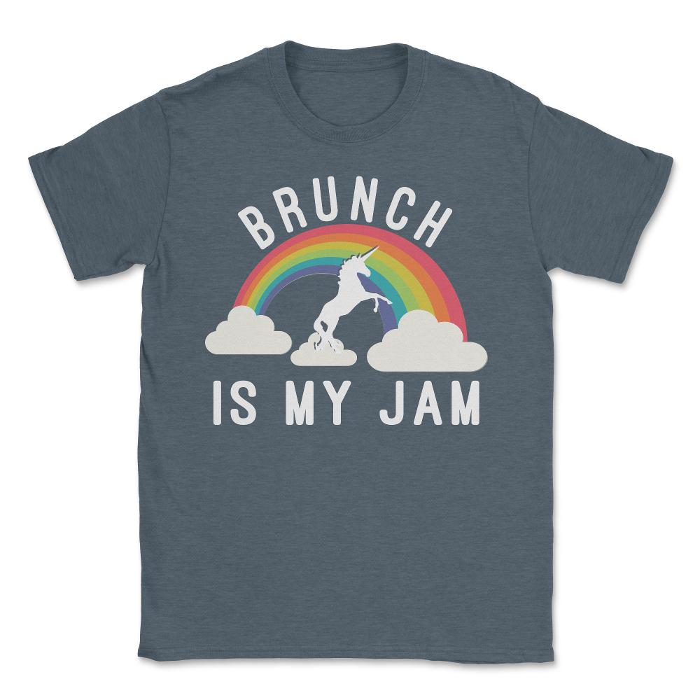 Brunch Is My Jam - Unisex T-Shirt - Dark Grey Heather