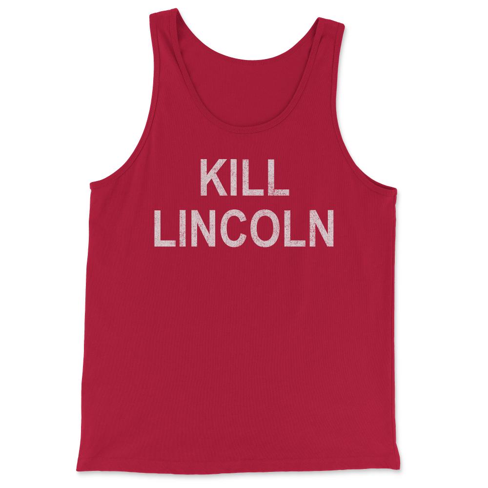 Kill Lincoln Retro - Tank Top - Red
