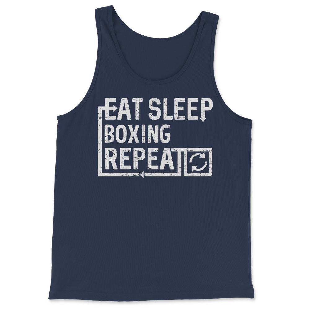 Eat Sleep Boxing - Tank Top - Navy