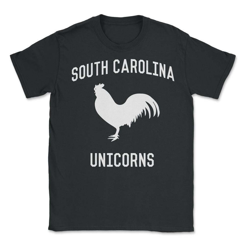 South Carolina Unicorns - Unisex T-Shirt - Black