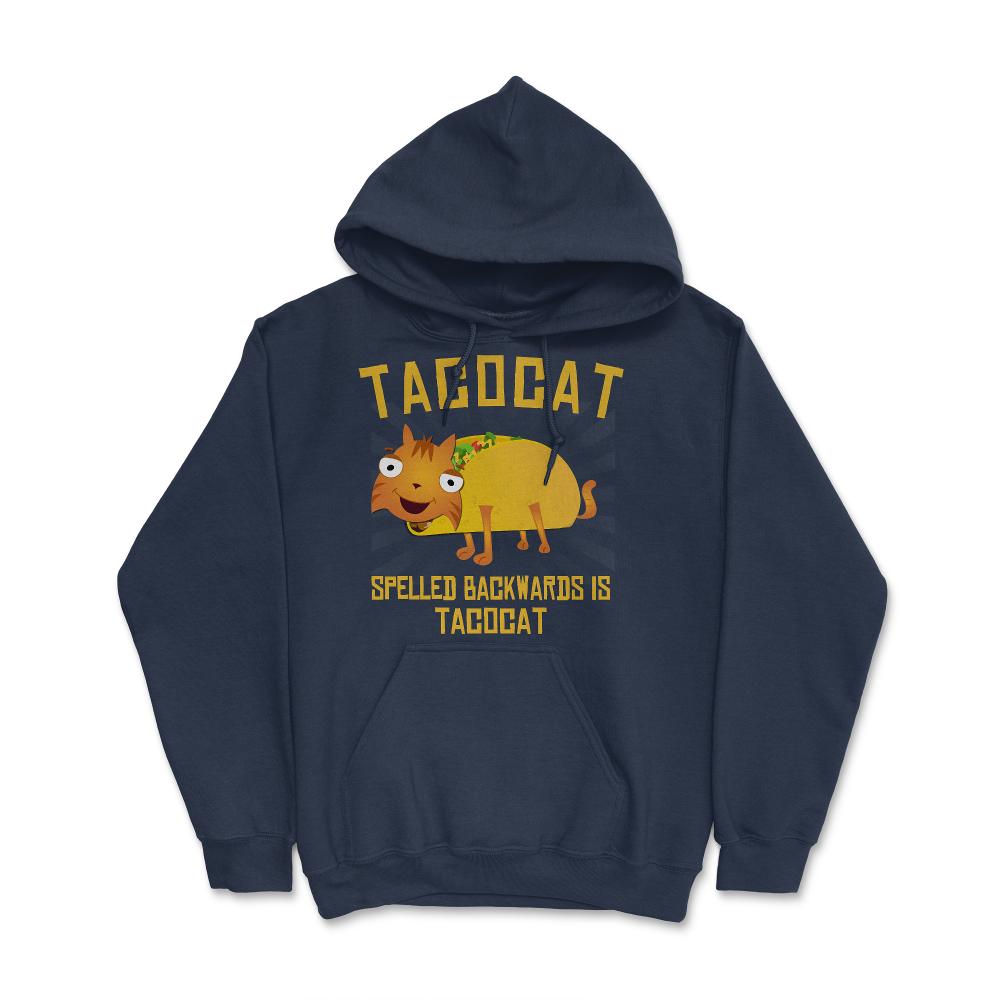 Tacocat Spelled Backwards is Tacocat - Hoodie - Navy
