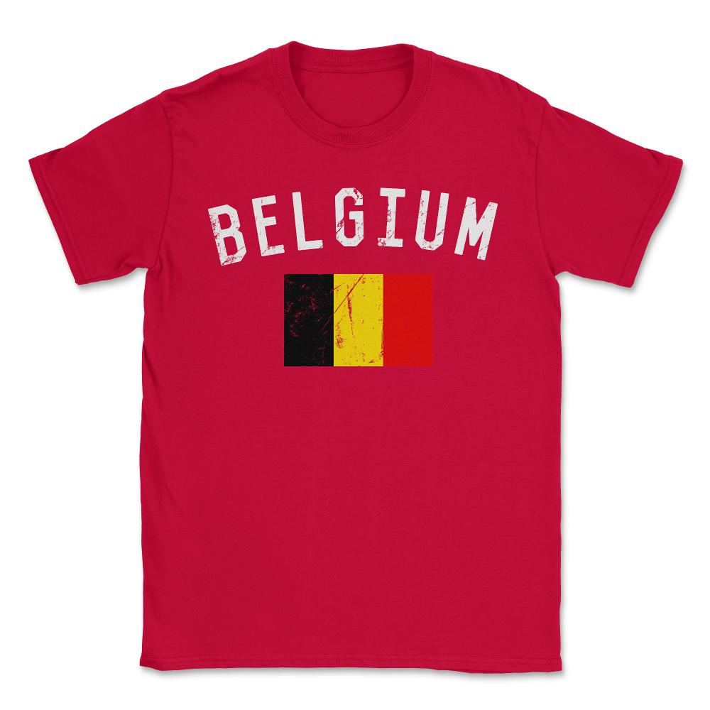 Belgium - Unisex T-Shirt - Red