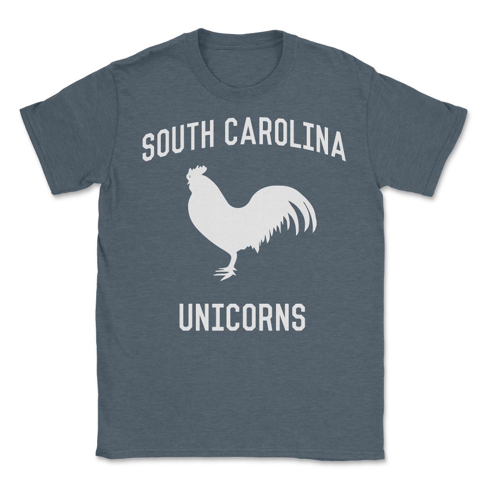 South Carolina Unicorns - Unisex T-Shirt - Dark Grey Heather
