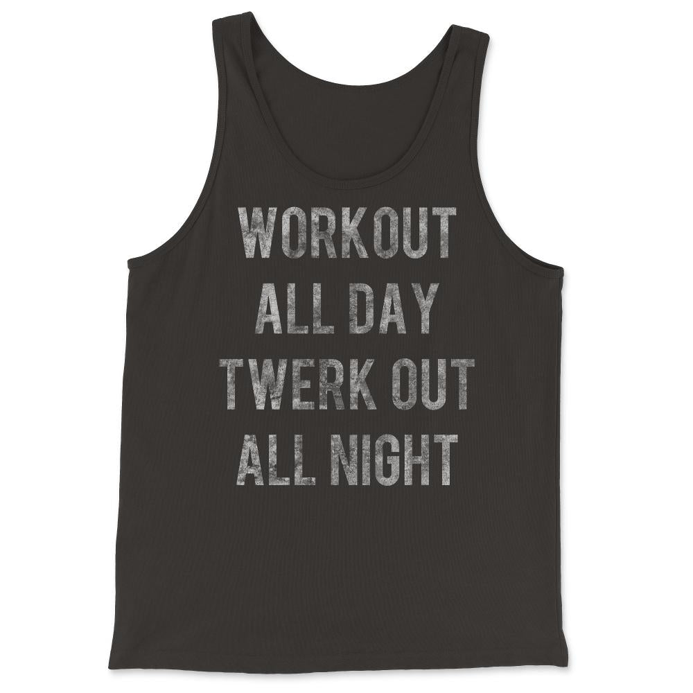 Workout All Day Retro - Tank Top - Black