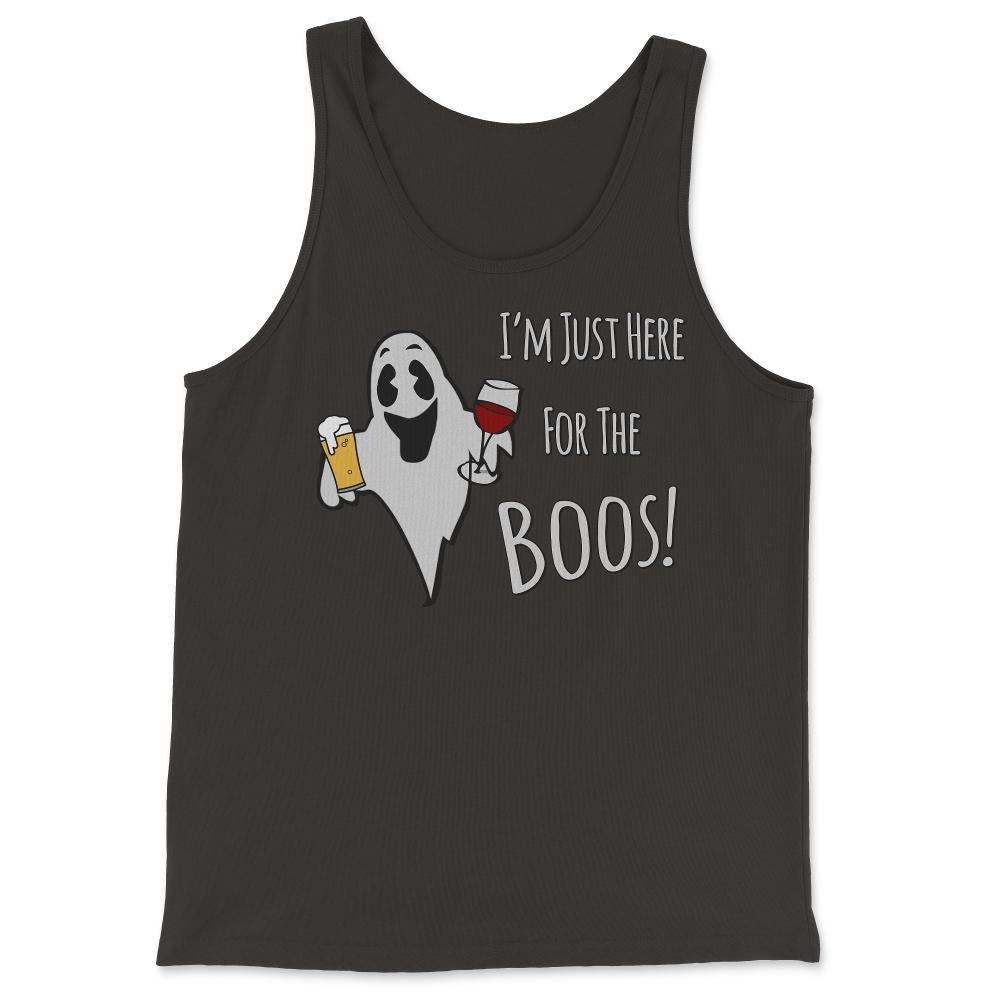 I'm Just Here For the Boos Beer and Wine - Tank Top - Black