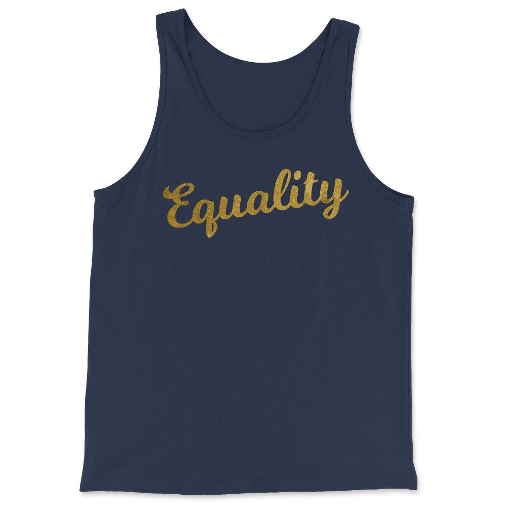 Equality Gold - Tank Top - Navy