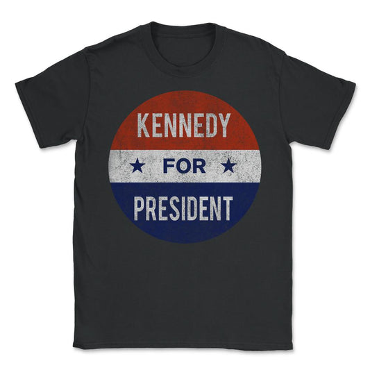 Retro Kennedy For President JFK 1960 - Unisex T-Shirt - Black