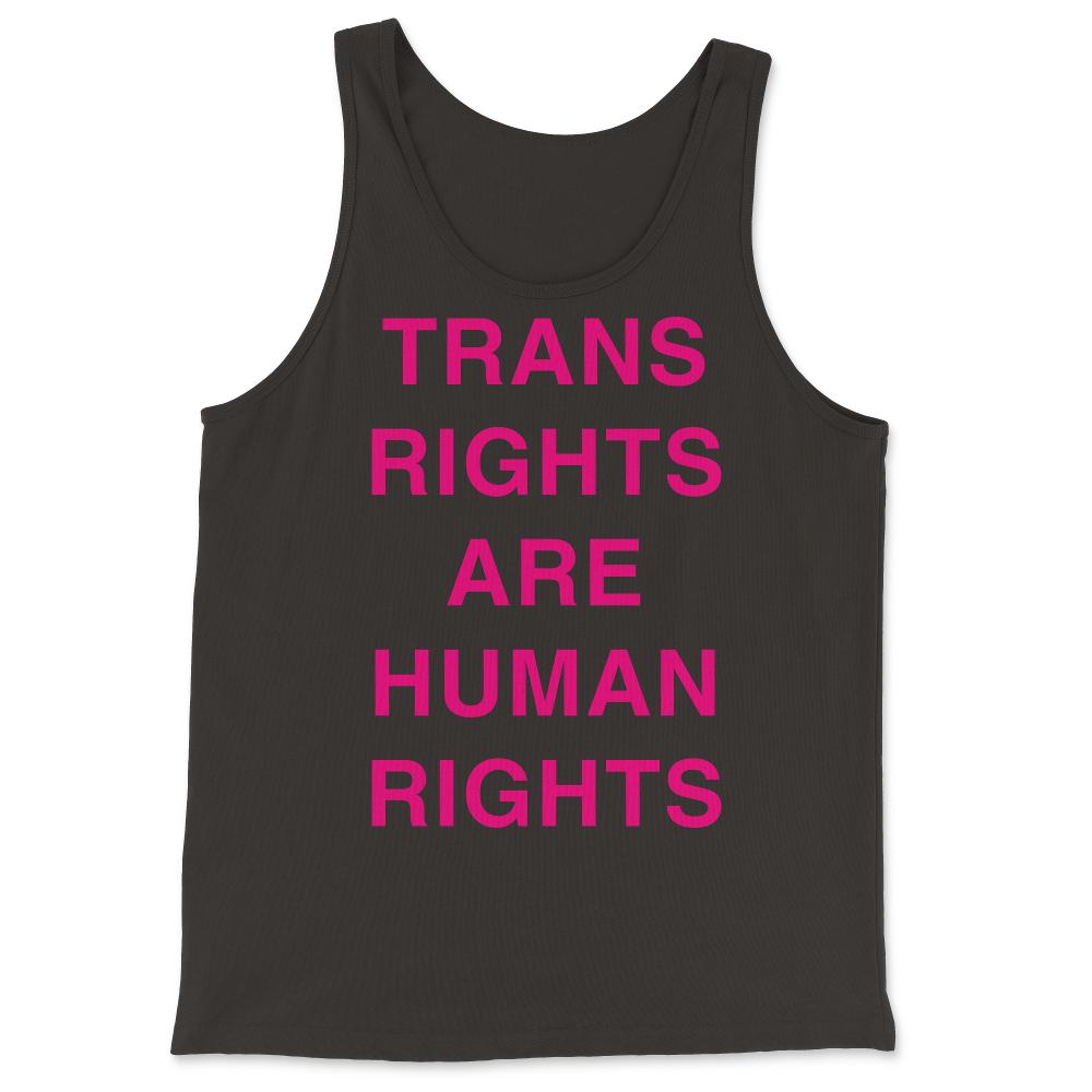 Trans Rights Are Human Rights - Tank Top - Black